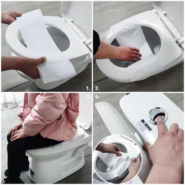 Hospital Detection Sampling Paper Disposable Water-Soluble Mining Toilet Tissue Degradation Flush Toilet Pedestal Ring Stool Sampling Paper