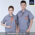 kính nam đẹp Logo tùy chỉnh quần áo lao động mùa thu phù hợp với nam giới dụng cụ bảo hộ lao động quần áo dài tay hàn chịu mài mòn hội thảo nhà máy quần áo công trường xây dựng kính đa tròng Kính râm