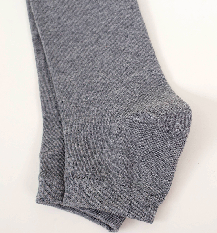 Vớ cotton vớ đầu gối đặt màu rắn bước qua đầu gối vớ chống trượt cotton mỏng đa năng cao vớ tất dày thu đông