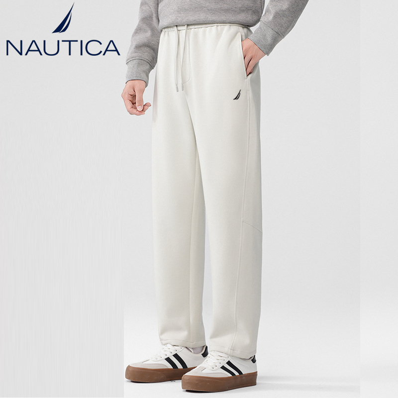 Nautica/Nautica Autumn and Winter Authentic Men's American Casual Pants Straight-Leg Sports Pants Modal Cotton Sweatpants