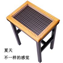 Summer cushion breathable Mahjong cooling pad Student chair cushion Wooden frame seat cushion Factory stool cushion Fart pad rectangular