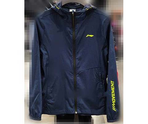 Li Ning trench coat 19 mùa hè nam mới thời trang mỏng trùm đầu thoáng khí dệt áo gió thể thao AFDP085 - Áo gió thể thao