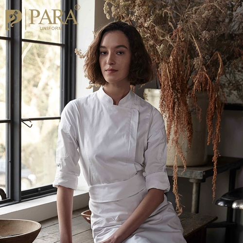 Комбинезон шеф-повара, мужской зимний комбинезон с длинными рукавами для отеля, ресторана, выпечки, общественного питания, кухонной формы для выпечки, униформа шеф-повара для женщин на заказ