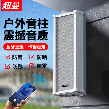 Newman Audio Store Exclusive Wireless Bluetooth Active Wall-Mounted Speakers Outdoor Waterproof Sound Column Outdoor Commercial Speakers