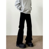 Летние джинсы, штаны-клёш, штаны для отдыха, в американском стиле, свободный прямой крой