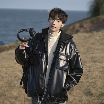 Men's winter holiday two-piece cotton coat with hood Men's winter holiday two-piece cotton coat with hood