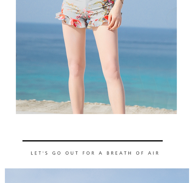 2018 mới siêu chia áo tắm nữ ba mảnh bikini bảo thủ ngực nhỏ tụ tập che bụng đồ bơi - Bộ đồ bơi hai mảnh áo hai mảnh