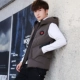 Áo vest nam vest vest nam giản dị 2018 mùa đông ấm áp cotton phù hợp với thanh niên Hàn Quốc vest nam