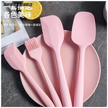Scraper scraper silicone spatula high temperature resistant baking tool cream cake stirring spatula integrated spatula set