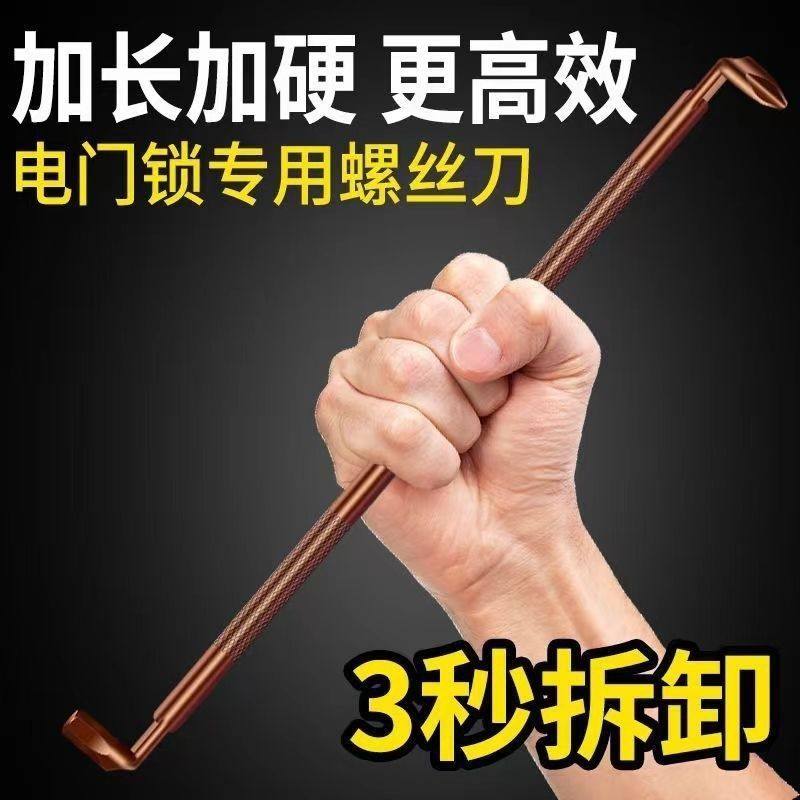 Special Disassembly Tool for Motorcycle and Electric Vehicle Ignition Locks, Cross Hex Wrench, Screwdriver Design, Rust-Proof for Maintenance