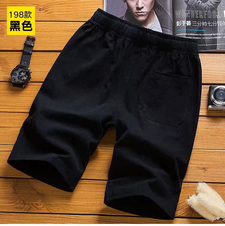 Quần short nam mùa hè cotton siêu mỏng lanh lanh 5 quần 5 điểm ba điểm 3 điểm thể thao quần âu quần quần kaki