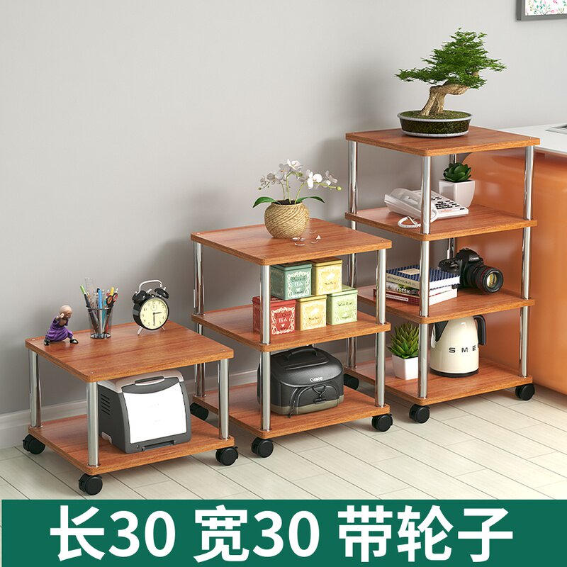 Custom small racks movable wheeled racks wooden racks multi-layer floor racks narrow racks multi-purpose racks