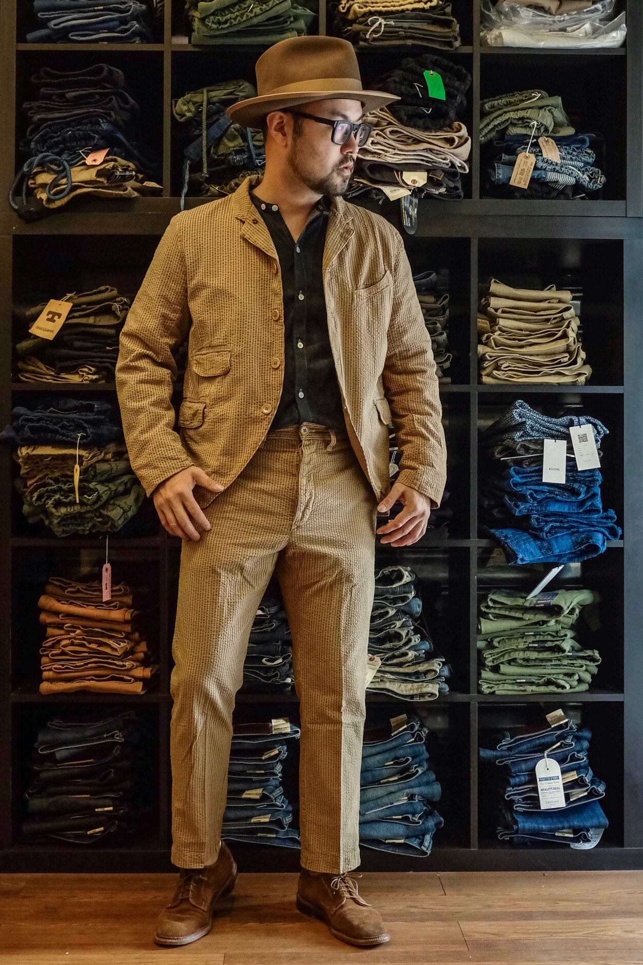 Nissan Gypsy Sons Through Bubble Foam Cool Wind Style Small Turnover Casual West Suit