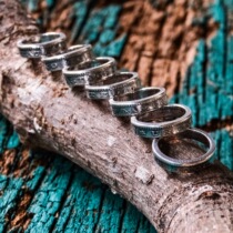 Long lost Japanese Craftsmen (North Works) N-059 Morgan silver coin hand-made ring