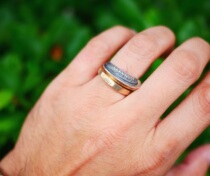 Japanese handmade brand (DUAL FLOW) carved a fine version of Dragon scale ring