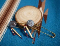 Made in Japan GypsySons retro style safety pin jewelry