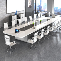 Dicong furniture paint conference table Oval simple modern table Training table Negotiation table Office desk and chair combination