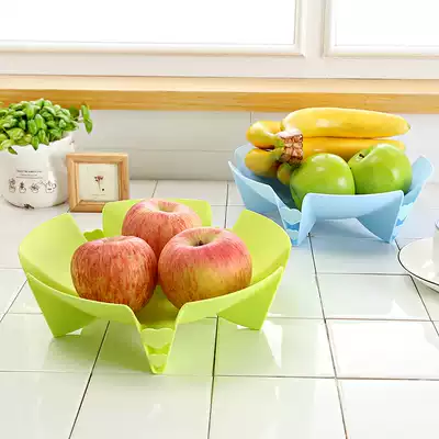 Modern living room fashion fruit plate creative salad fruit plate candy plate plastic snack plate plate dish dry fruit plate drain plate