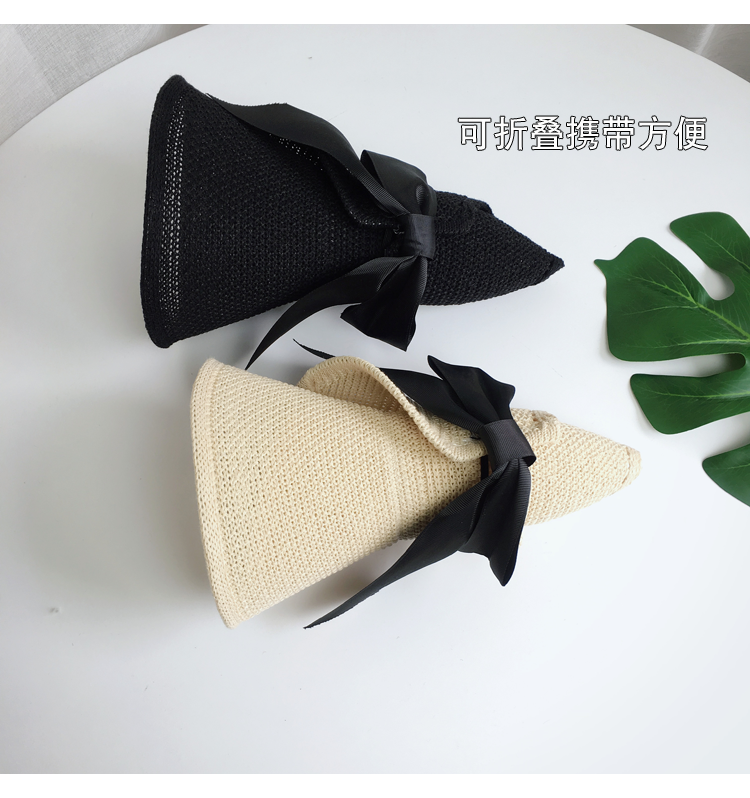 Korean breathable cool hat, sun protection hat, women's summer face shield, UV protection, foldable, versatile and casual hat for outings detail image 15