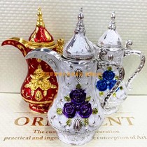  Russian toothpick tube toothpick tank signature cylinder Pressing alloy European style exquisite retro teapot shape new product