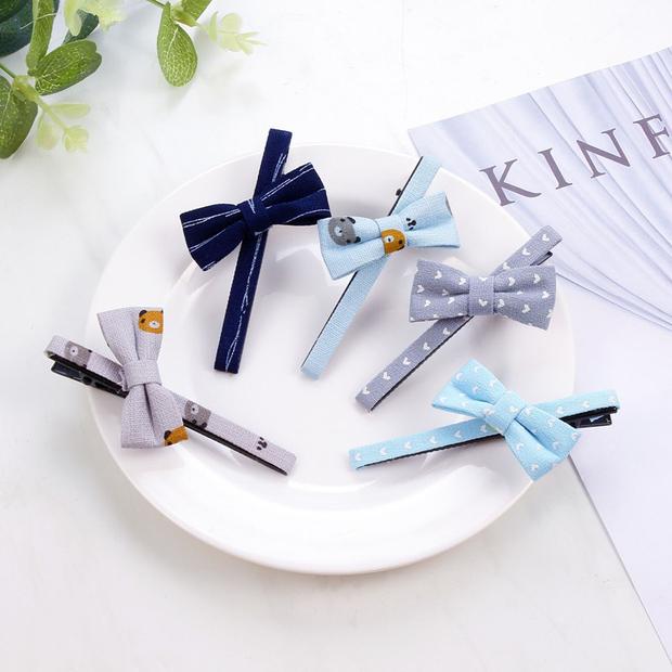 Phiên bản tiếng Hàn của vải dành cho người lớn kẹp tóc Người phụ nữ Hàn Quốc Vịt tóc kẹp đầu kẹp tóc từ đầu clip clip Liu bên bờ biển dây buộc tóc