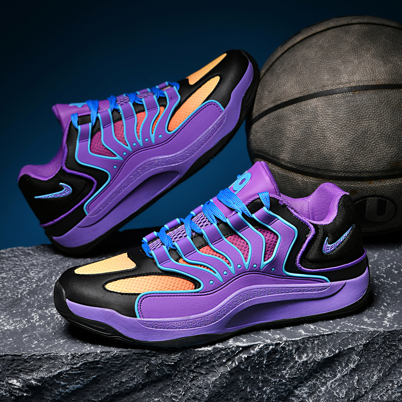 Small Size 35 36 Shock-Absorbing Casual Basketball Shoes Men's Shoes Spring New Breathable Kd18 Sports Shoes Training Shoes for Actual Play