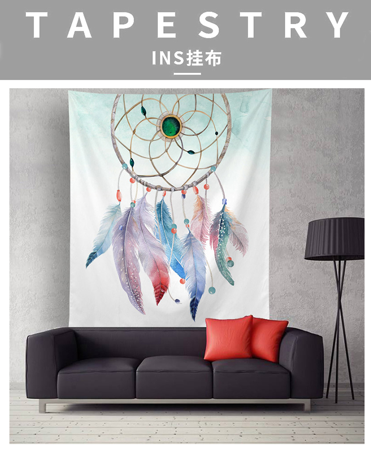 Bohemian dream catcher treo tường trang trí chăn tấm thảm tường vải nền vải khăn trải bàn bìa rèm treo rèm