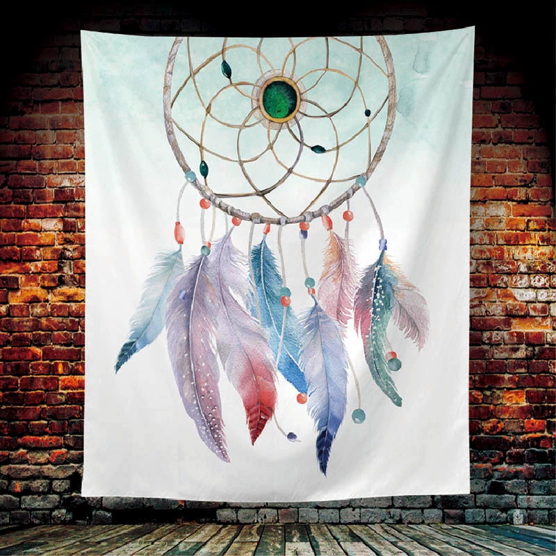 Bohemian dream catcher treo tường trang trí chăn tấm thảm tường vải nền vải khăn trải bàn bìa rèm treo rèm