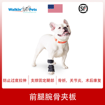 Pet dog Canine foreleg Carpal bone splint Joint knee brace Rehabilitation correction protective gear postoperative fracture fixation in the United States