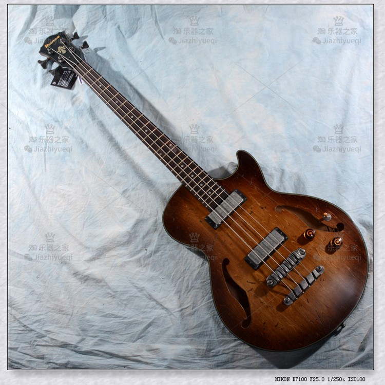 Price 85% off original Ibanez Ibanna AFBV200ATCL hollow old wooden bass real shot