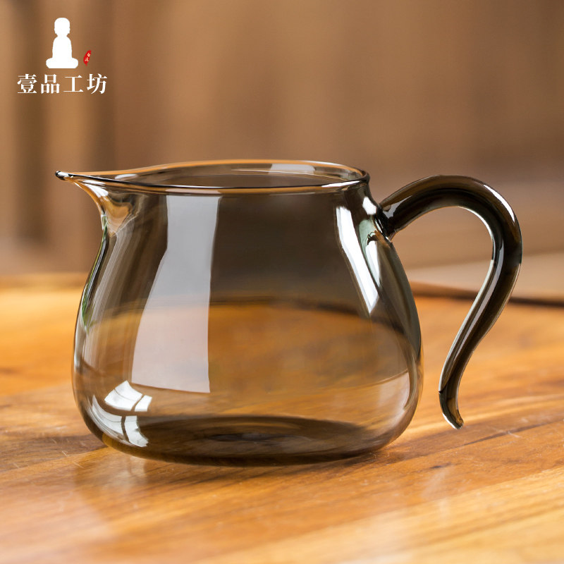 Yipin Workshop Fair Cup Стеклянная высококачественная утолщенная чайная чашка Чистая знаменитость Кунг-фу чайный сервиз Чайная чашка Хайгун диспенсер для чая Изображение 1
