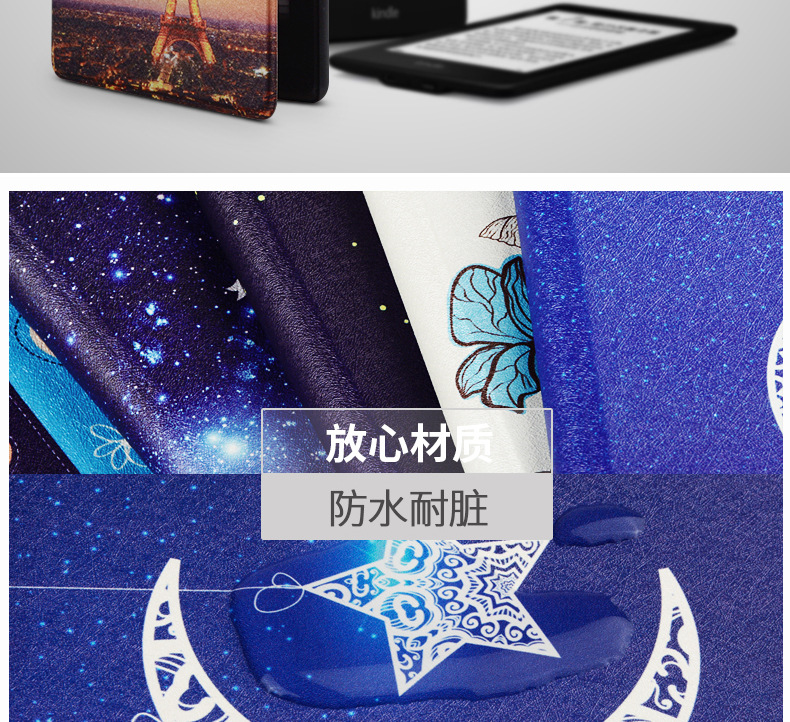 Amazon kindle paperwhite958 bao da bảo vệ vỏ Wake eBook giấy điện tử mỏng - Phụ kiện sách điện tử ốp ipad 4