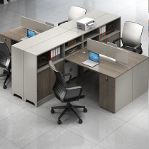 Staff Desk Chair Composition Staff Position Partition Brief Modern Office Holder Screen Desk 4 6 People