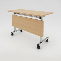Foldable training table conference table long table movable office desk table and chair combination bar movable flap table