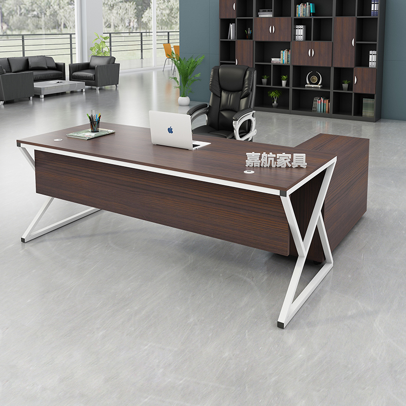 Office furniture desk boss table simple modern executive desk supervisor table manager table and chair combination single atmosphere