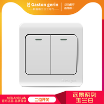 Dark wire switch socket Engineering type 86 power supply 2 two 2 two open double open single control single control double control double switch