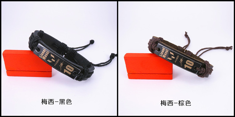 Vòng tay bóng đá Real Madrid C Robasa Mesine Mare Ibu người hâm mộ vòng tay nam nữ có thể điều chỉnh dây đeo cổ tay 	găng tay thủ môn dính