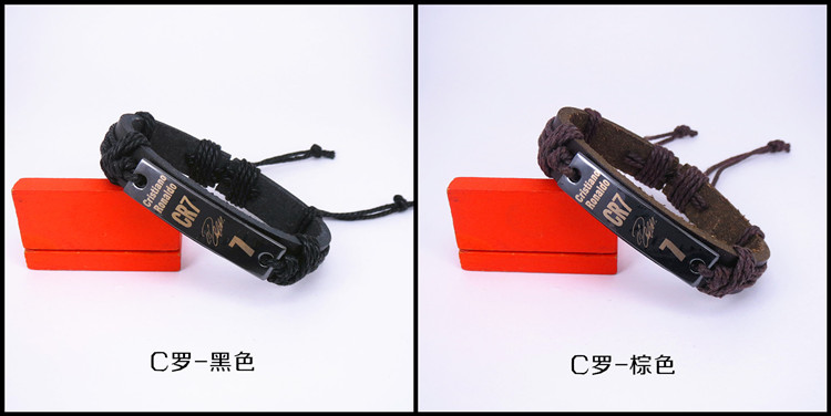 Vòng tay bóng đá Real Madrid C Robasa Mesine Mare Ibu người hâm mộ vòng tay nam nữ có thể điều chỉnh dây đeo cổ tay 	găng tay thủ môn dính