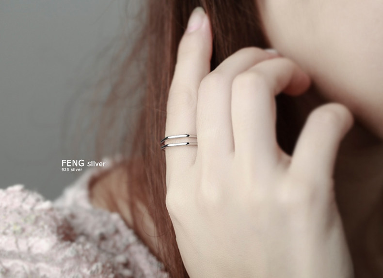 Bague mixte en Argenterie - Ref 3088468 Image 21