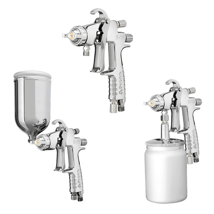 Taiwan Polaroid Prona Pneumatic Spray Gun R711 R771 High Aggregated Automotive Furniture Paint Manual Painting Gun
