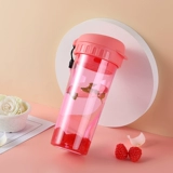 Летняя японская портативная пластиковая ударопрочная герметическая спортивная бутылка для спортзала подходит для мужчин и женщин, в корейском стиле