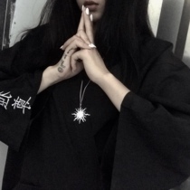  Japan and South Korea ins trendsetter net red with the same style of skills liquefied biochemical sun necklace men and women personality hip-hop accessories cool