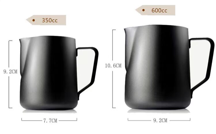 Đầu kéo bằng tanh tách bằng thép không gỉ 304, bình sữa bằng thép không gỉ, không dính, đặt ly cà phê lạ mắt 350 / 600ML phin pha cafe inox lớn