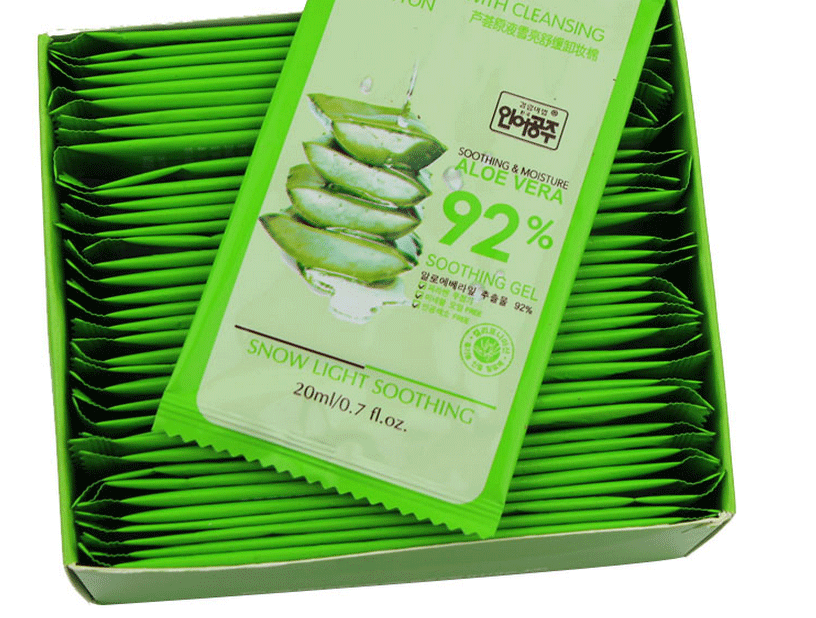 Old Beekeeper Aloe Vera Remover Khăn lau cá nhân đóng gói 38 lớn Cleansing Cotton Deep Cleansing Wipes tẩy trang svr