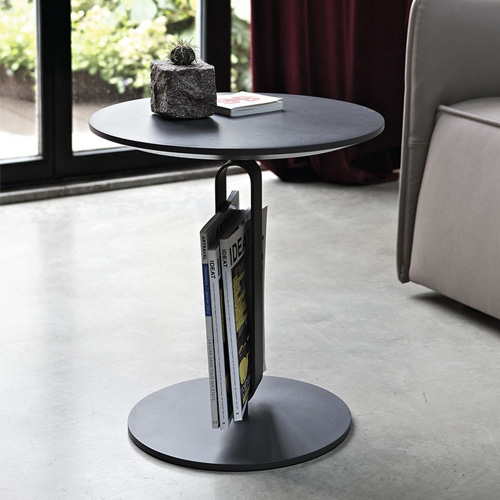 Nordic personality black and white tea few small round tables with balcony outdoor iron art