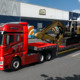 Oca2 Domestic Trailer Mod 17.5m Large Trailer Mod for Euro Truck Simulator 2 Showing Cargo