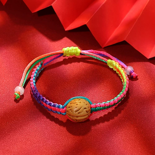 Плетеный браслет на ногу для детей и взрослых ручной работы, браслет из красной нити