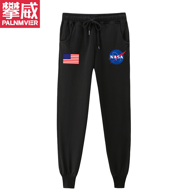 Mars Cứu hộ Galaxy NASA NASA Logo Quần áo Quần giản dị Quần chân nhỏ quần mỏng nam