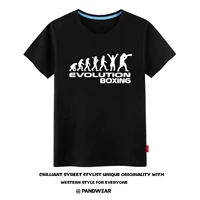Боксёрский энтузиаст Evolution Boxing Evolution Theory Боксёрская майка с короткими рукавами мужская и женская хлопок хлопок