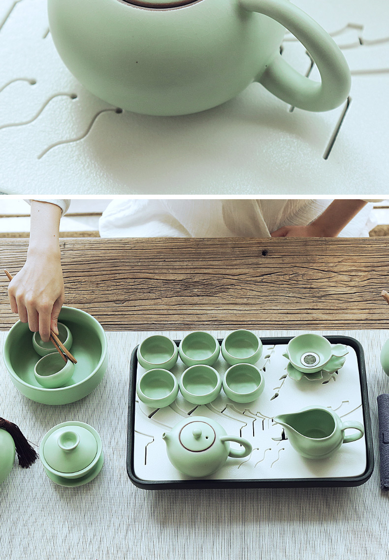 Open the slice TaoZi your up kung fu tea pot can keep checking ceramic tea set small household xi shi single pot teapot